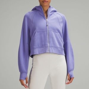 Lululemon full zip scuba oversized hoodie purple